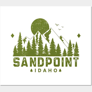 Sandpoint Idaho Mountain Souvenir Posters and Art